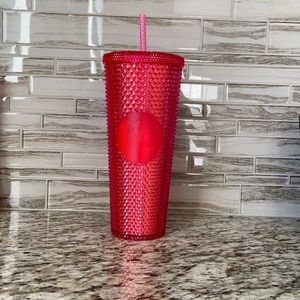 BRAND NEW Bright Pink Starbucks Large Tumbler